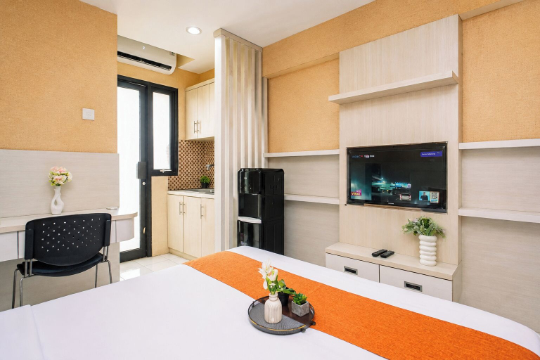Room 5, Warm And Efficient Studio At Apartment Kebagusan City, Jakarta Selatan