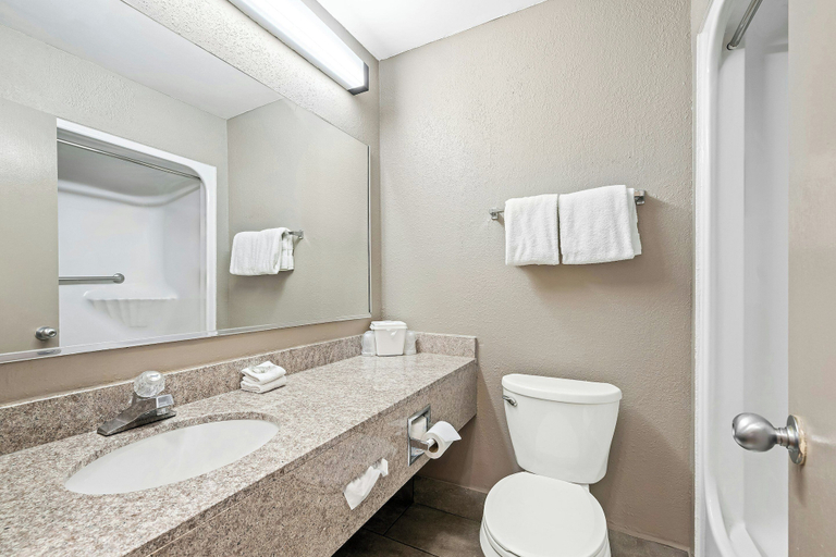 Bathroom 5, Red Roof Inn Charlotte - University, Mecklenburg
