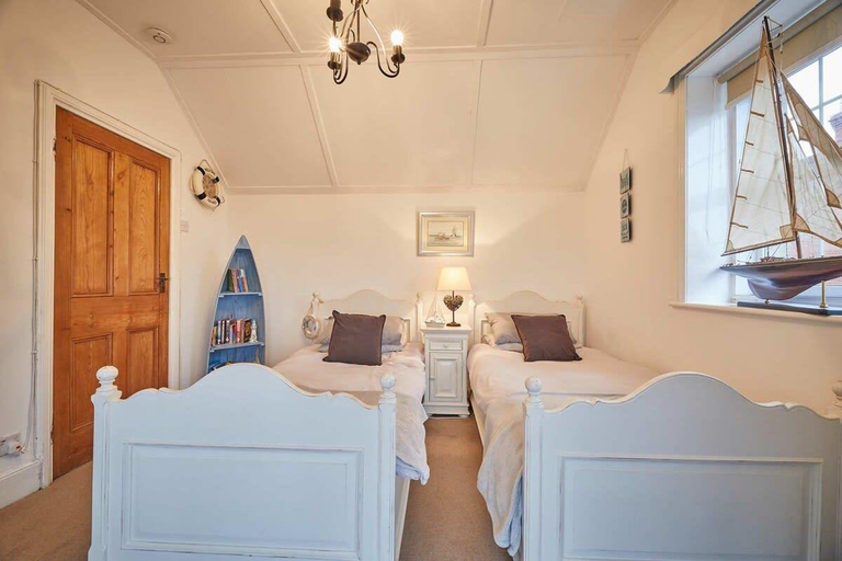Bedroom 1, Host & Stay | The View Old Coastguard Cottage, North Tyneside