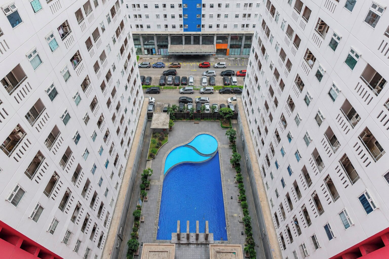 Exterior 3, Best Studio Apartment Green Pramuka City, Central Jakarta