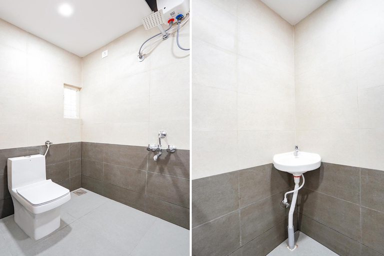 Bathroom 4, FabHotel Galaxy Apartment, Pune