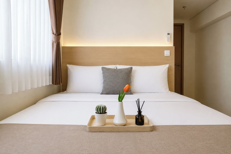 Interior 5, Modern Warm 2Br At Apartment Meikarta District 2, Cikarang