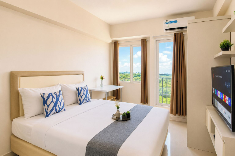 Room 2, Strategic And Cozy Studio At Apartment Podomoro Golf View, Bogor