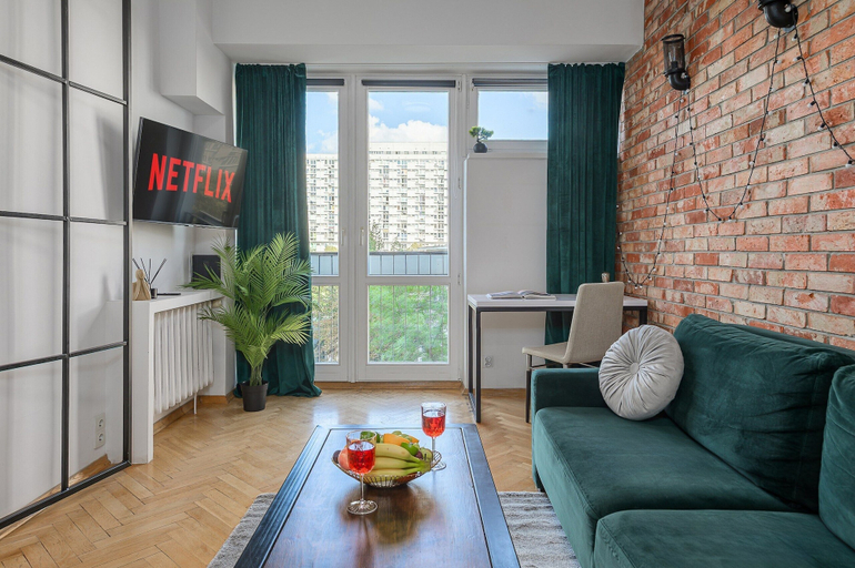 Interior, Lumina 2-room Apart near Warsaw Center, Warsaw