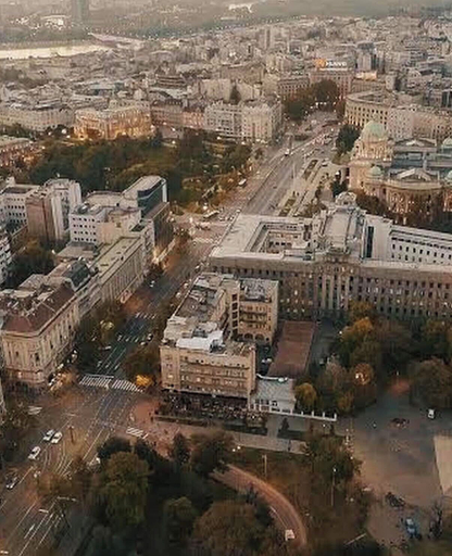 Aerial view, Maison Mark Spa & Suites, Belgrade