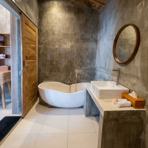 Bathroom 3, Dutha Nusa Seaview Private Villas, Klungkung
