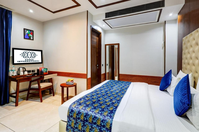 Bedroom 2, Hotel Sanca International in Patel Nagar Delhi, Delhi