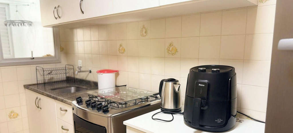 Private kitchen 5, ASA Apto Central 2 QT Climatizado BC, Balneário Arroio do Silva
