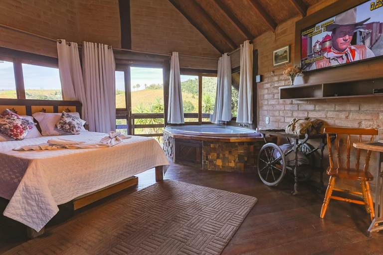 Bedroom, Pousada Chale Sol Nascente, Santo Antônio do Pinhal