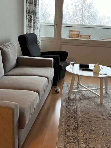 Living area, 2 Bedrooms Flat at Train Station, Uusimaa