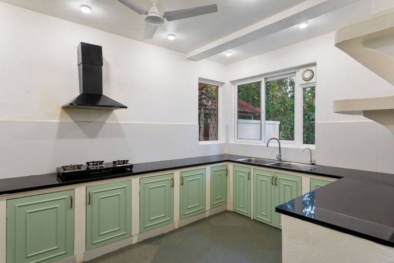 Private kitchen, Aroha Palm Grande, North Goa