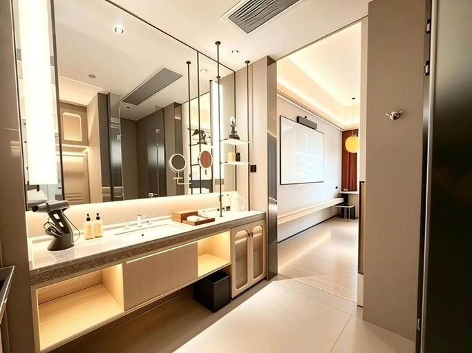 Bathroom 5, Arthur Hotel by Paco Zhujiang New Town, Guangzhou