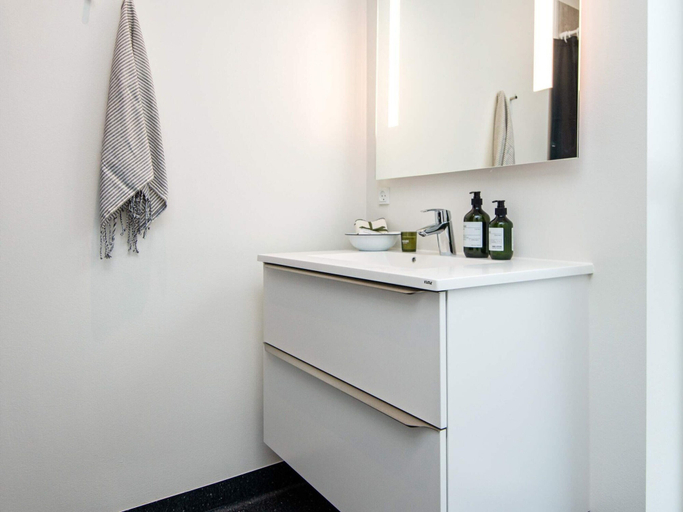 Bathroom, 5 Star Holiday Home in Ansager, Varde