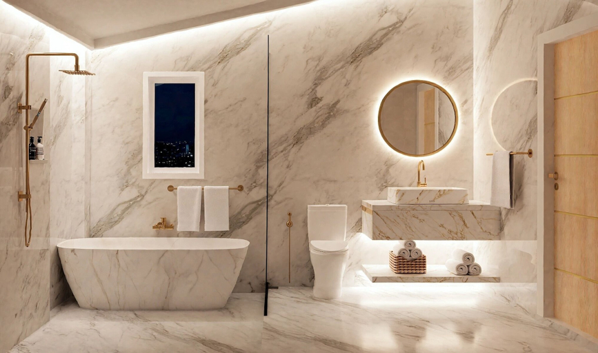 Bathroom 5, Chivatara Resort & Spa Bang Tao Beach, Pulau Phuket