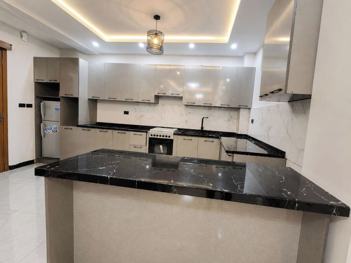 Private kitchen, Pissonia Furnished Apartments, Addis Abeba