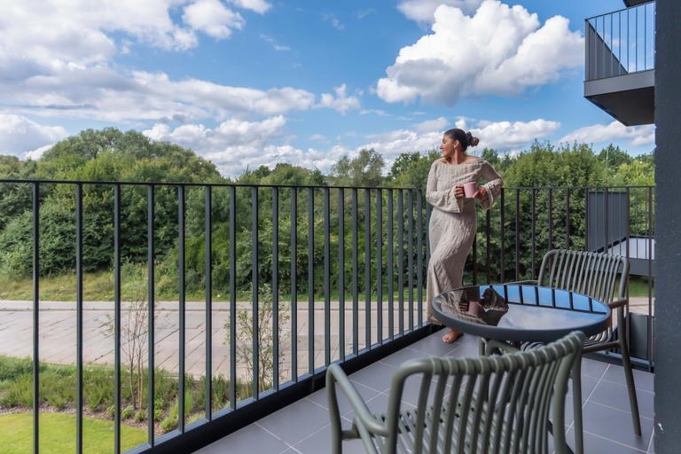 Balcony 4, Faro Premium Apartment with Parking, Gdańsk City