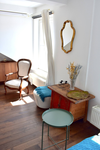 Living room 4, Rooftop Terrace Loft Apartment, Home Cinema, Praha 2