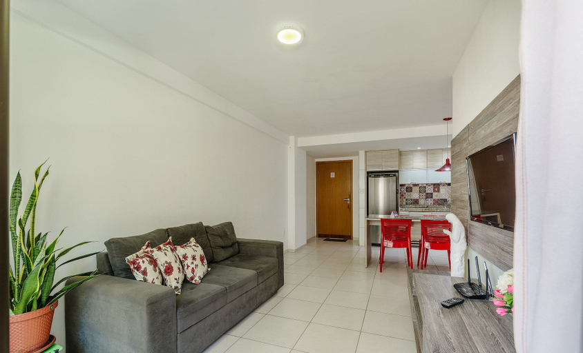 Living area, 2 Bedroom Apartment 700 m From the Beach Mbr0108, Maceió (capital)