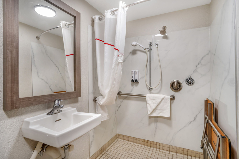 Bathroom 5, Red Roof Inn Greenville, Greenville