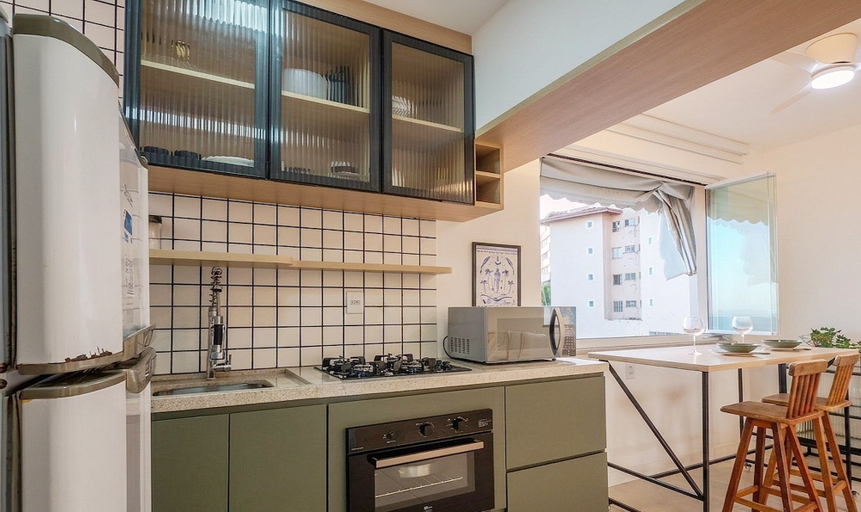 Private kitchen 3, Apt w/ Ocean View 100 m From the Beach Eia0409, Salvador