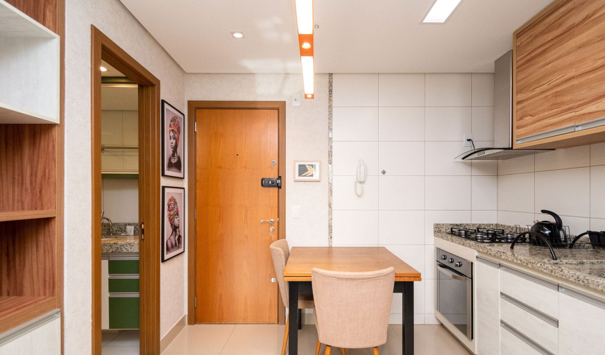Private kitchen 2, Flat in Full Condo, Setor Bueno - Txp0903, Goiania