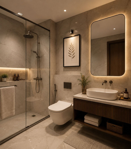 Bathroom 5, Hotel Omaa Palace Managed by Vilaasitaa, Ujjain