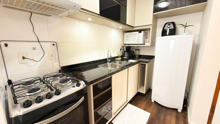 Private kitchen 2, ASA Apto Confortavel Indaial 2 QT Garagem, Indaial
