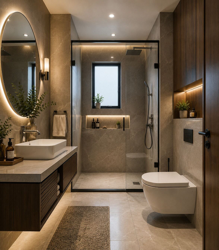 Bathroom 4, Hotel Omaa Palace Managed by Vilaasitaa, Ujjain