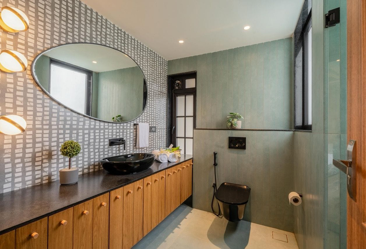 Bathroom 5, Staymaster Abira-3BR Pvt Pool Villa, North Goa