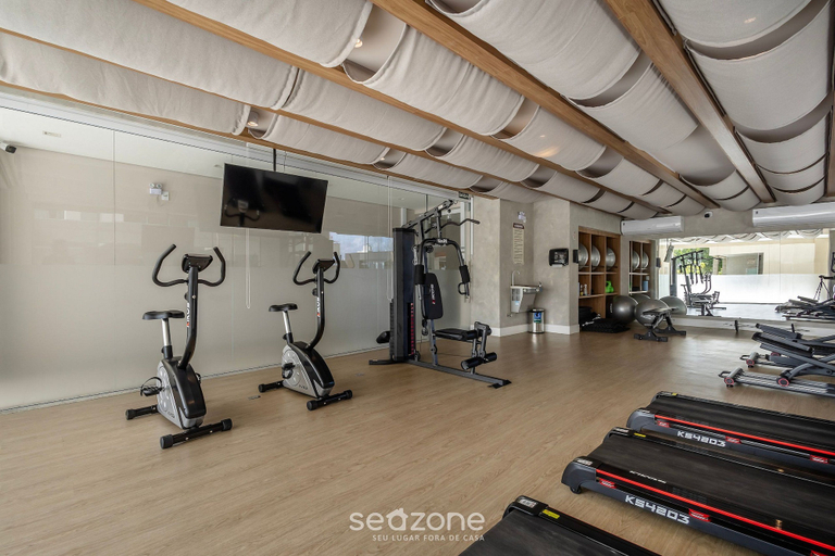 Fitness facility 2, Cond. c/ Academia a apenas 200 m da Praia de Piçarras - PTCs, Piçarras