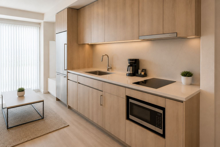 Private kitchen, Sterlings Urban Suites, Toronto