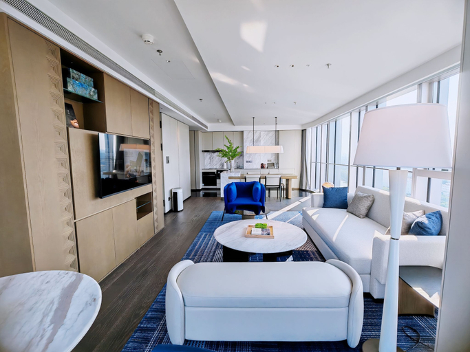 Living area 2, Marriott Executive Apartments Shanghai, Zhangjiang, Shanghai