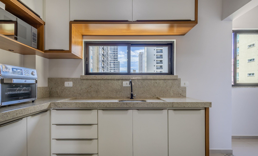 Private kitchen 3, Apt. w/ 2 Suites, BBC and 650m fr/ the sea Rgo0301, Itapema