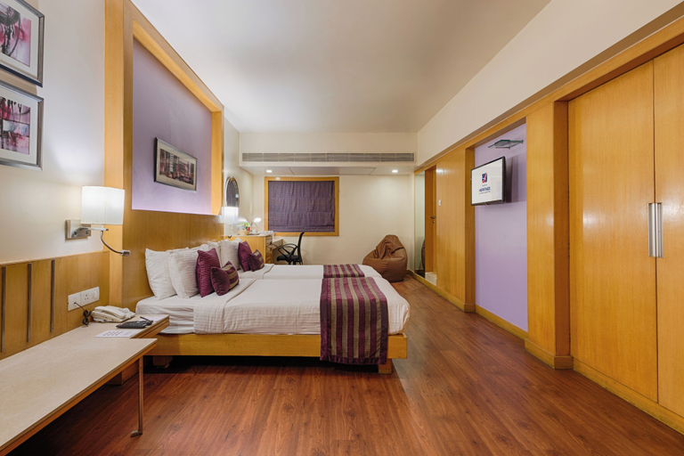 Bedroom 2, Hotel Heritage formerly known as Comfort Inn Heritage, Mumbai City