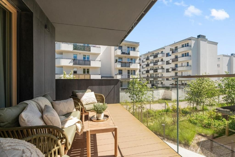Balcony, Gdynia Supernova Apartments with Parking, Gdynia