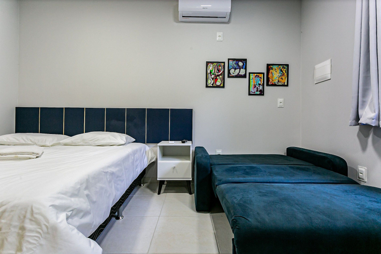 Room 3, Decorated Studio Facing the Lagoon Sdr009, Florianopolis