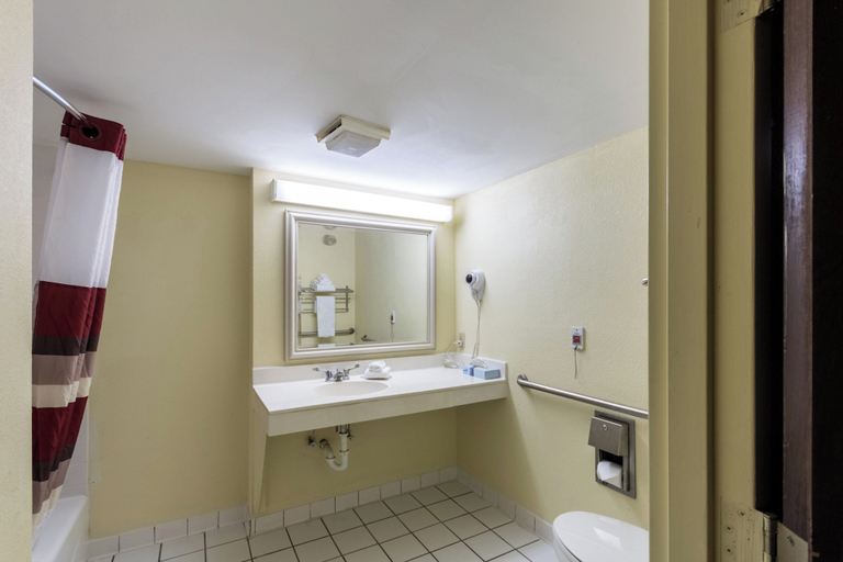 Bathroom 3, Red Roof Inn Morehead, Rowan