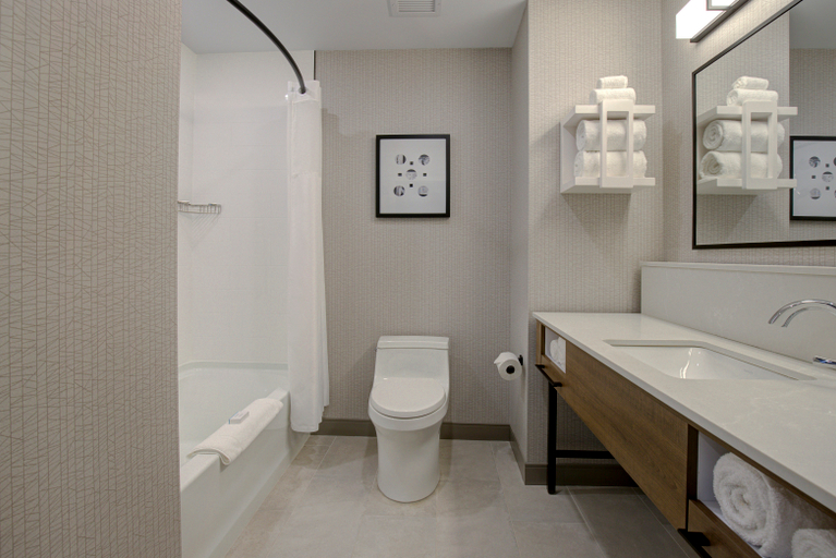 Bathroom, Homewood Suites by Hilton Montreal Downtown, Montréal