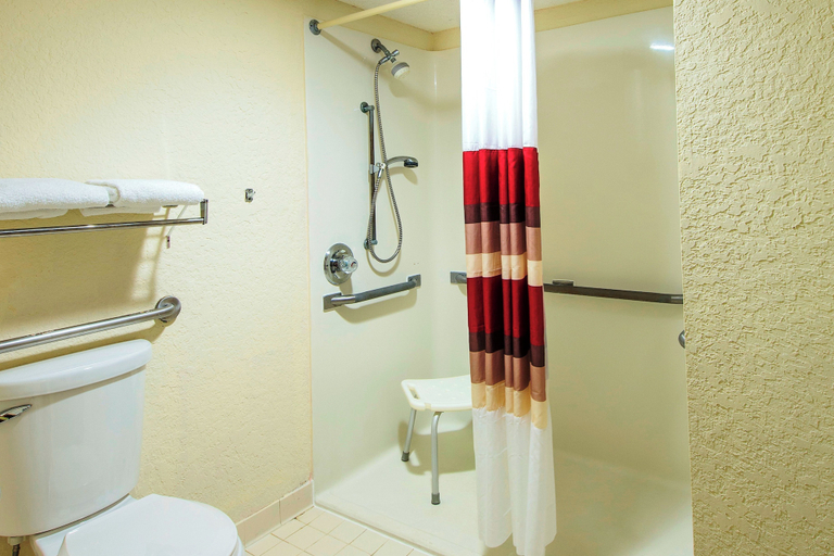 Bathroom 5, Red Roof Inn Syracuse, Onondaga