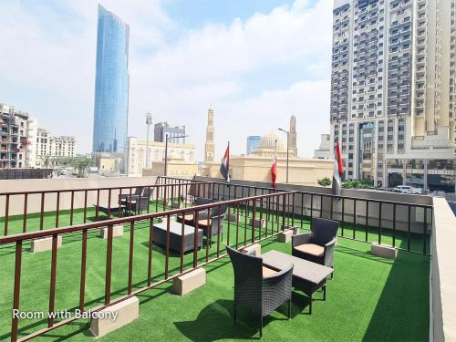 Balcony/terrace, Kingsgate Al Jaddaf Hotel by Millennium, Dubai