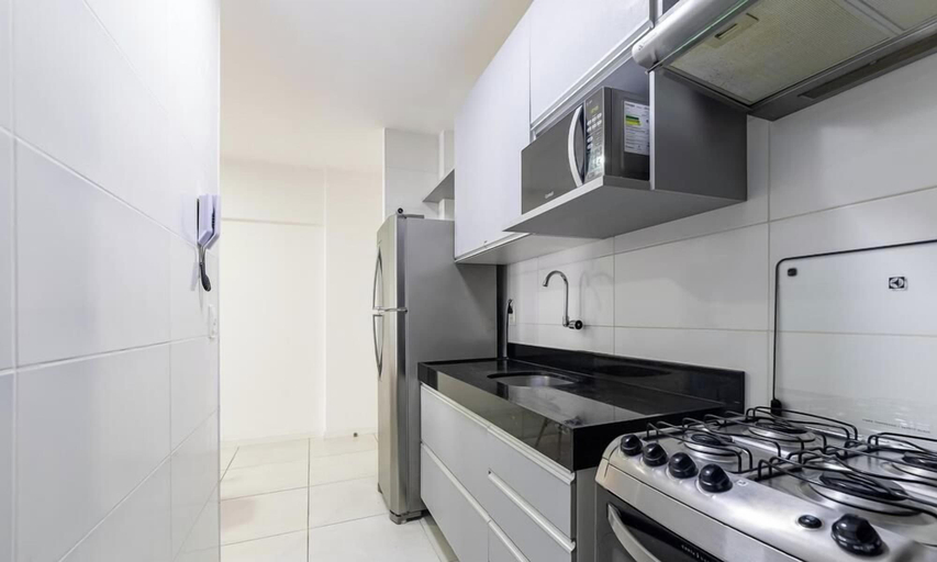 Private kitchen 2, Apt in Buil. w/ Pool 300 m fr the sea Eti0607, Maceió (capital)