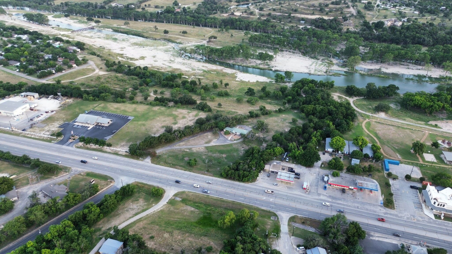 Aerial view 5, Twisted Cedar Retreat, Kerr