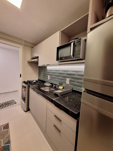 Private kitchen 3, Waterfront studio by the Tamandaré natural pools, Tamandaré