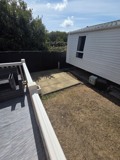 Terrace/patio 3, Donna 2 bed Rhyl Robin Hood, Denbighshire