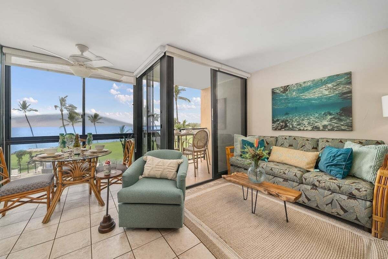Interior 5, Updated Beachfront 1BD w Ocean Views - Kihei Surfside 306, Maui