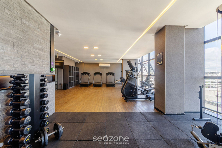Fitness facility, Apt in Buil. w/ Pool 300 m fr the sea Eti0607, Maceió (capital)