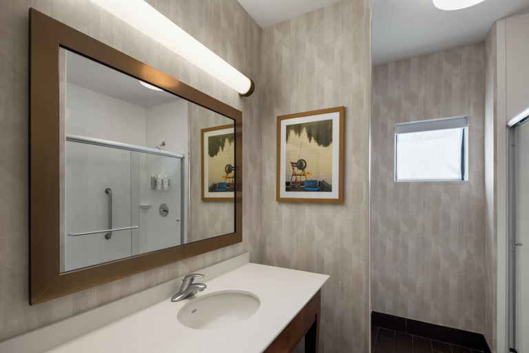 Bathroom 4, Hampton Inn Seattle/Everett, Snohomish