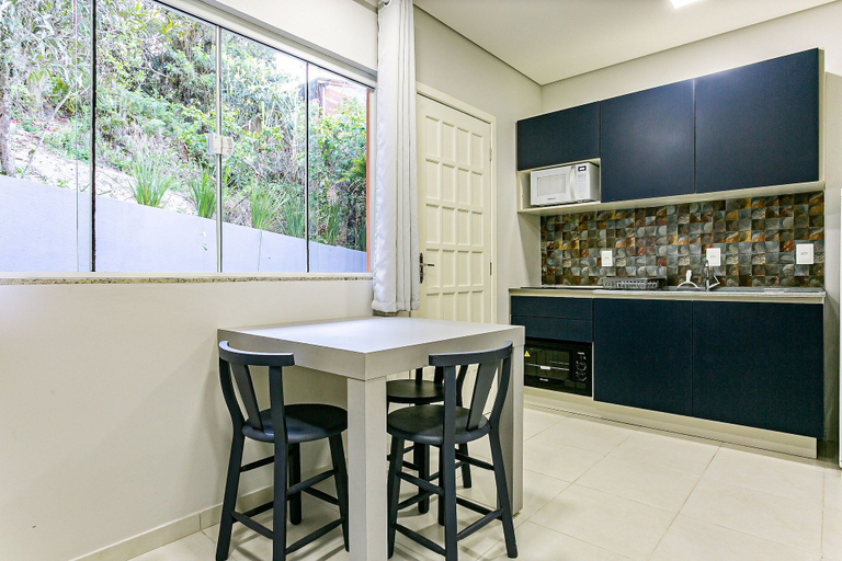 Private kitchen 4, Decorated Studio Facing the Lagoon Sdr009, Florianopolis