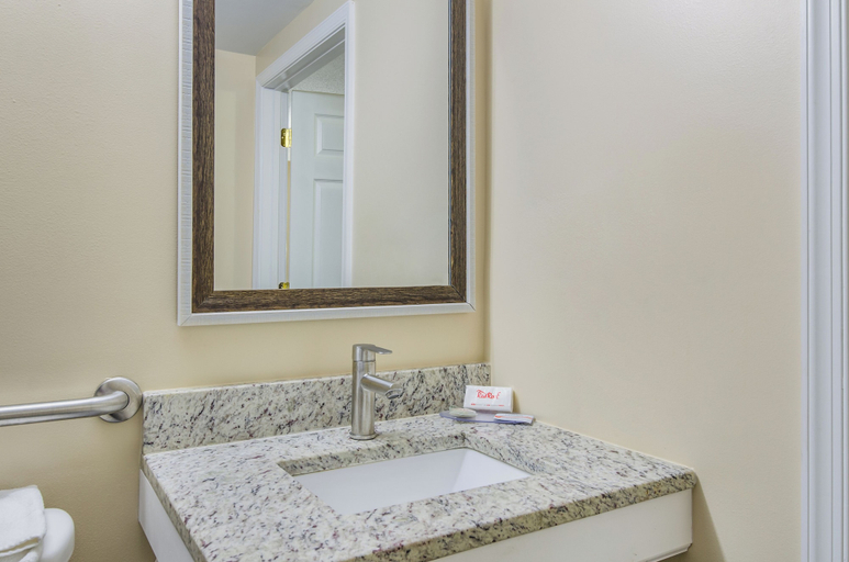 Bathroom 4, Red Roof Inn Madison Heights, VA, Amherst