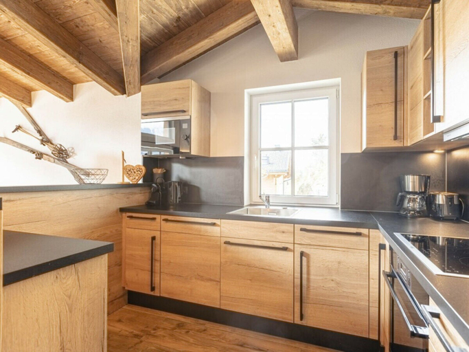 Private kitchen, Superior Holiday Home # 5A With Sauna, Zell am See